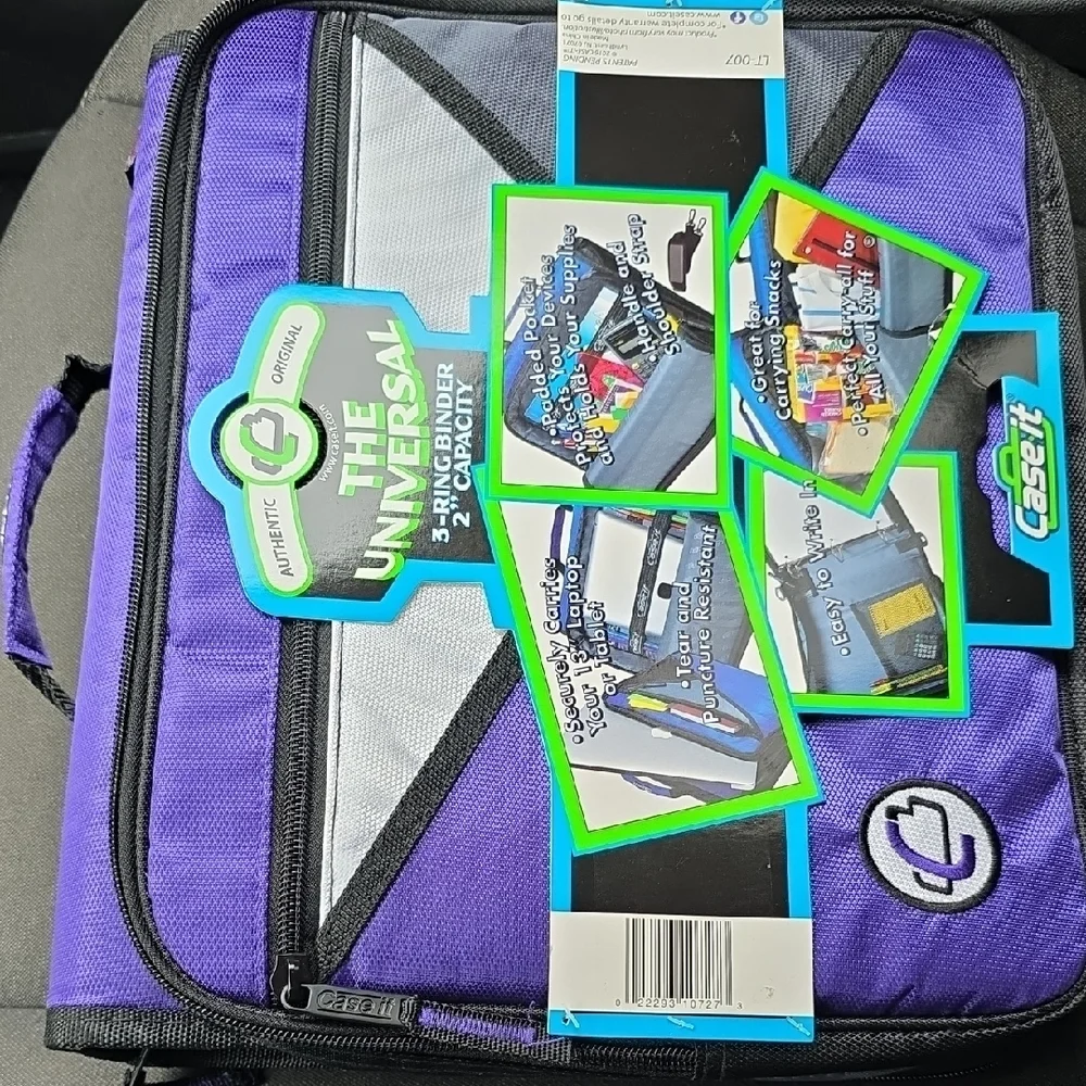 Case-it Purple 3-Ring Binder - NWT